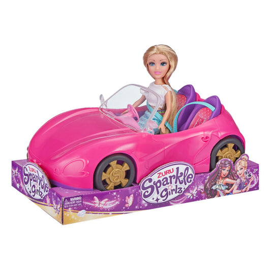Zuru Sparkle Girlz Doll in Racing Car ( Age 3+ Years) GOODS ASDA   