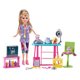 Sparkle Girlz Vet Clinic playset with doll and pets, imported from the UK