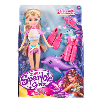Sparkle Girlz baby sitter craft set with dye and stickers - British product