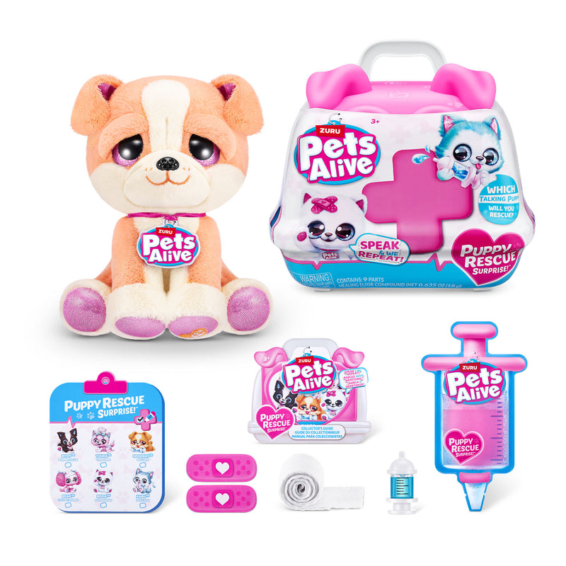 ZURU Pets Alive Puppy Rescue Surprise interactive toy, imported from the UK