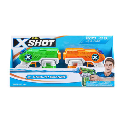 Zuru XShot Soaker Stealth Soaker 2-pack water blaster, imported from the UK