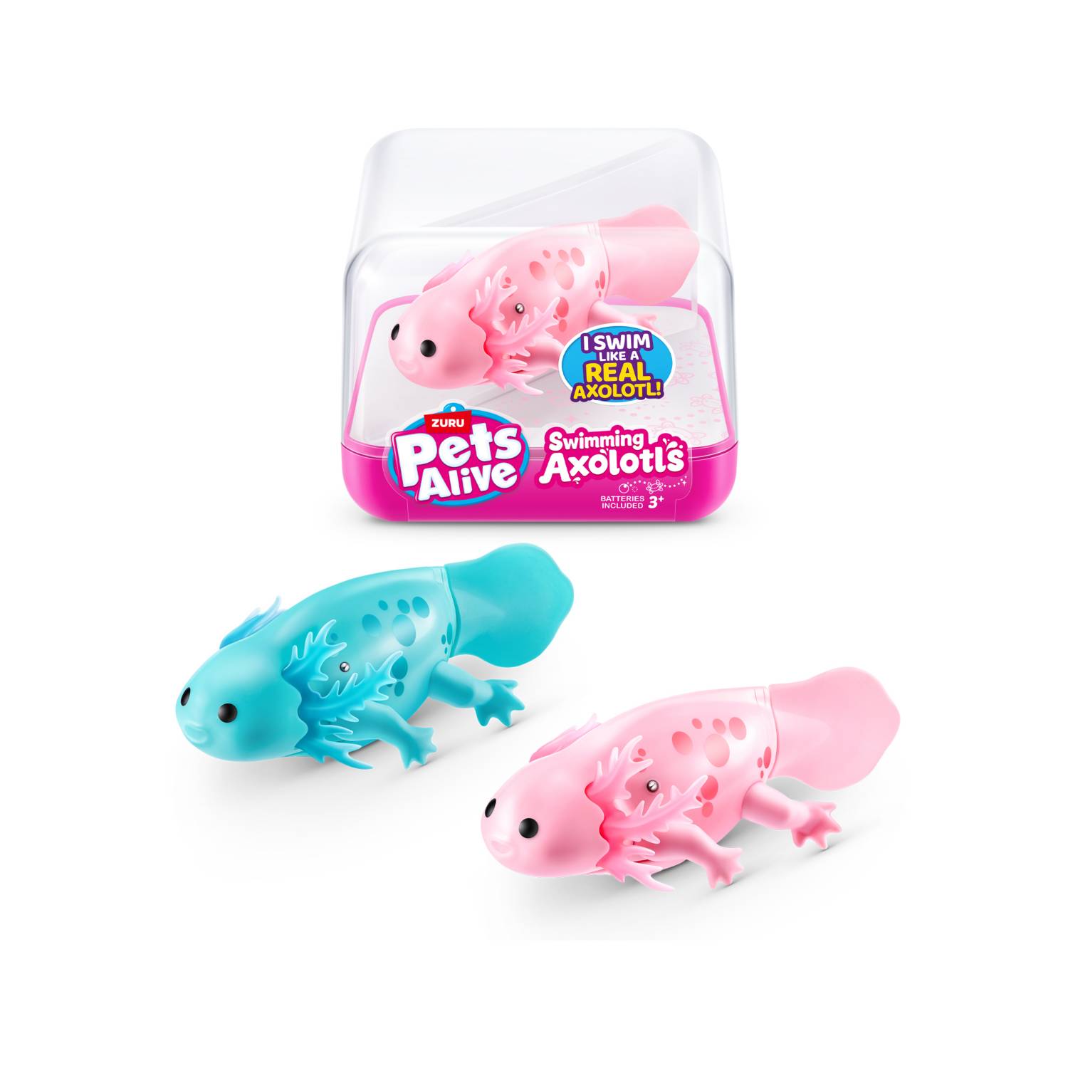 Pets Alive Axolotl swimming bath toy (British brand)