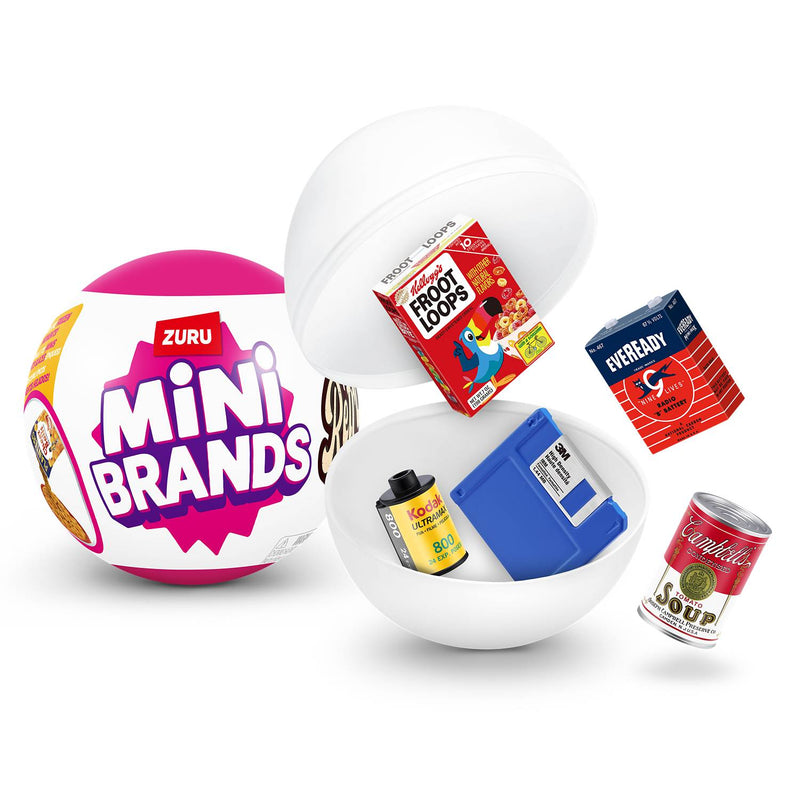 Mini Brands retro capsule toy mystery minis, imported from the UK