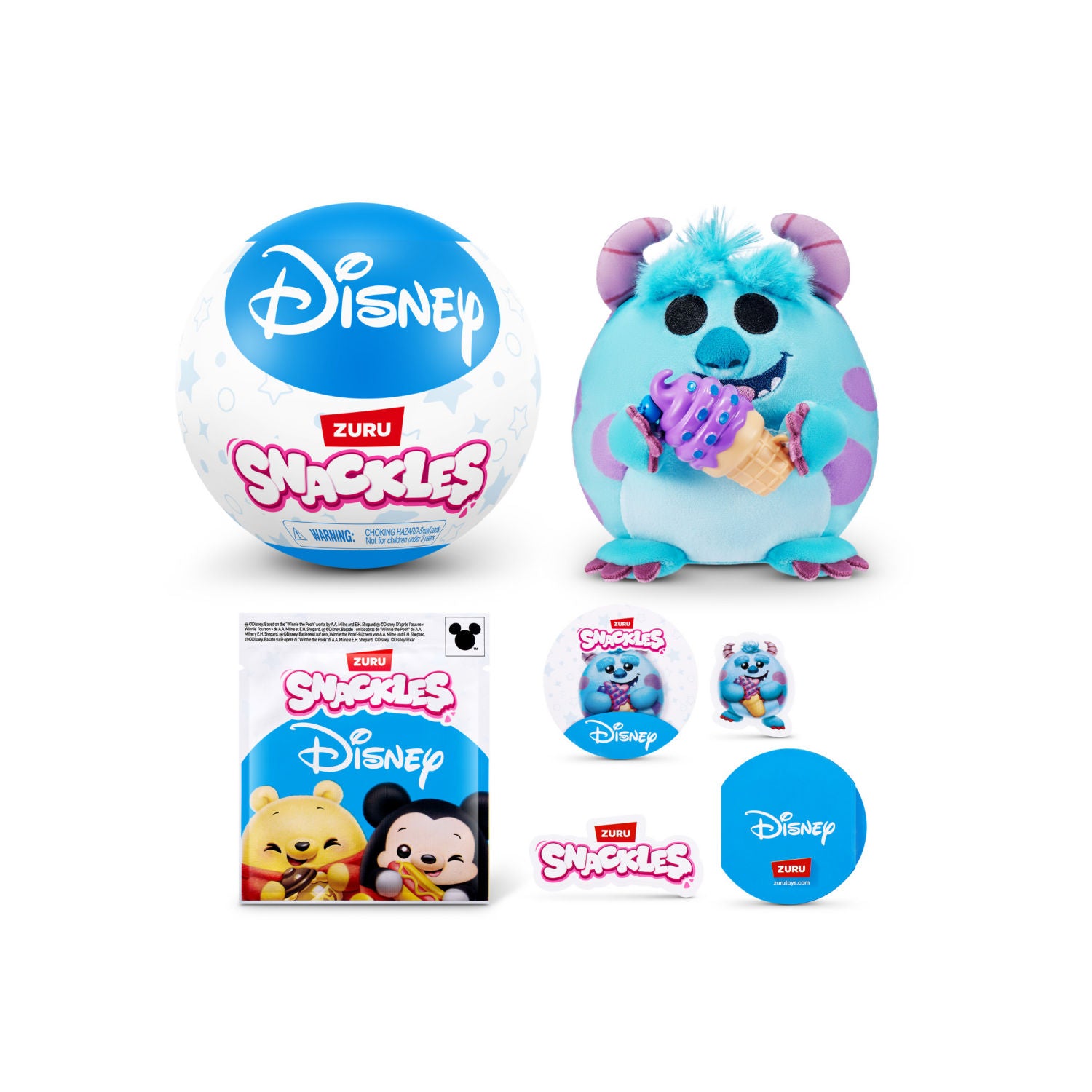 ZURU Disney plush toy 5-inch, imported from the UK
