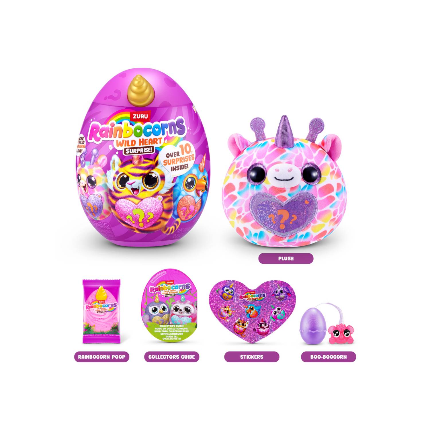 ZURU Rainbocorns Wild Heart Surprise Toy, UK version