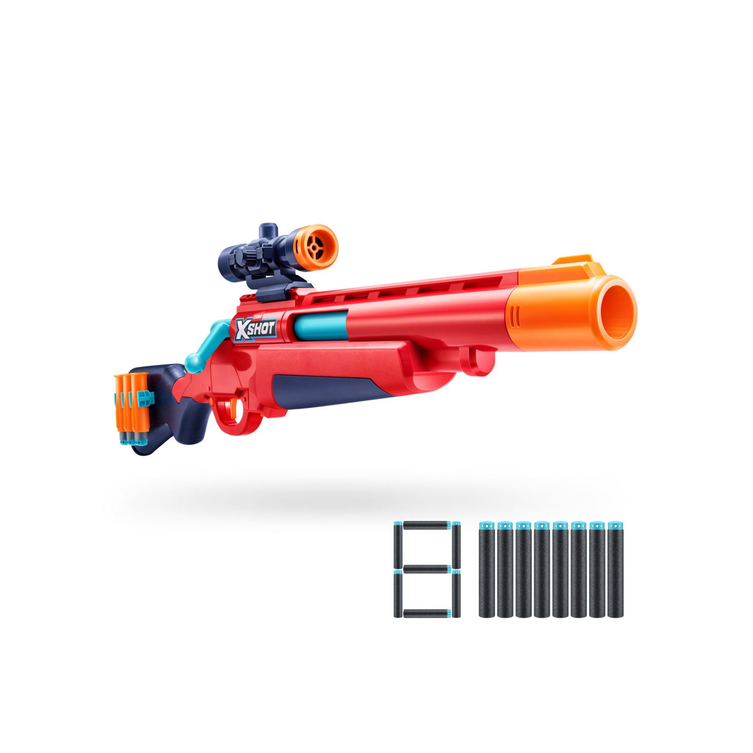 ZURU XSHOT Excel Ejector Shell Blaster toy, imported from the UK