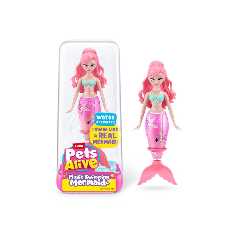 ZURU Pets Alive Magic Swimming Mermaid doll, UK version