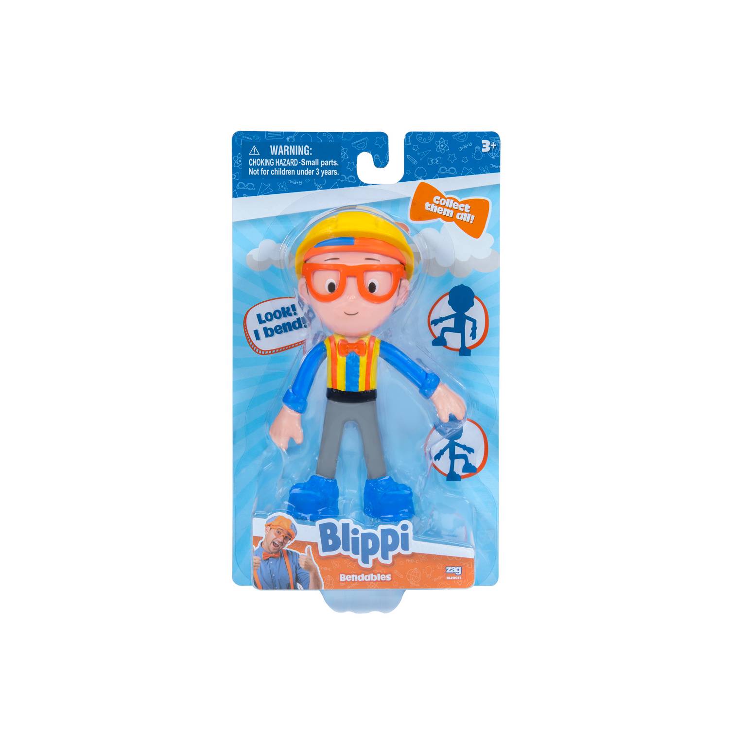 Blippi Bendables Construction bendable toy 5 inch (British brand)