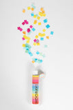 Amscan Reusable Rainbow Confetti Cannon