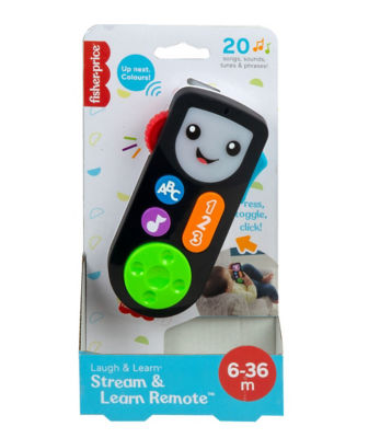 Fisher-Price Stream & Learn Remote baby activity toy for 6 months and up - British product