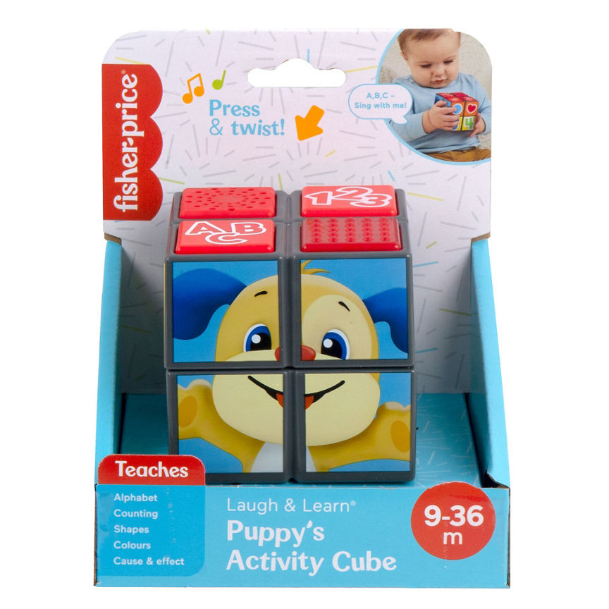 Fisher-Price Laugh & Learn Puppy's Activity Cube ( 9 Months +)