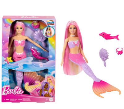 ASDA Barbie Fargeendring Havfrue-dukke Stiler kan variere- Kjøp online hos McGrocer