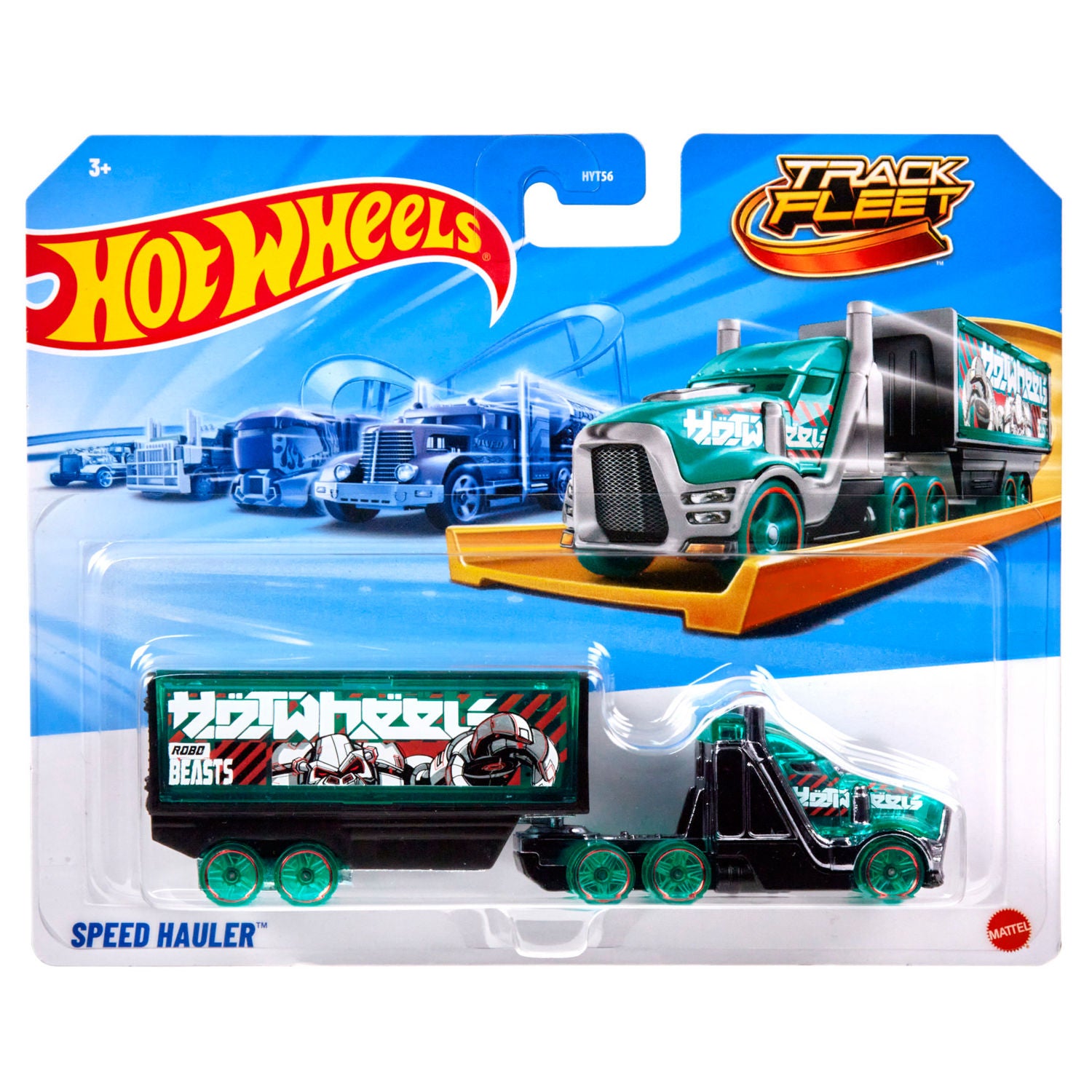 Hot Wheels Track Fleet die-cast vehicle set, imported from the UK