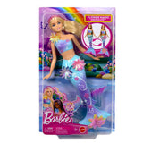 Barbie Flower Magic Mermaid doll with blooming flowers - British product