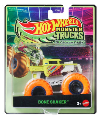 Hot Wheels Monster Glow AST toy car 1:64 scale - British product