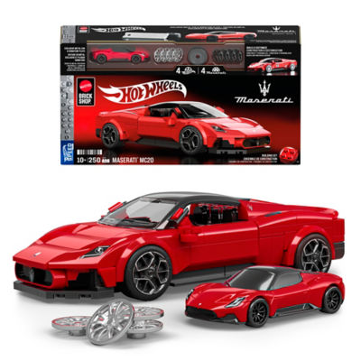 Hot Wheels Maserati MC20 building set, UK version