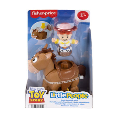 Little People Toy Story Bobbin Bullseye and Jessie figure set, UK version