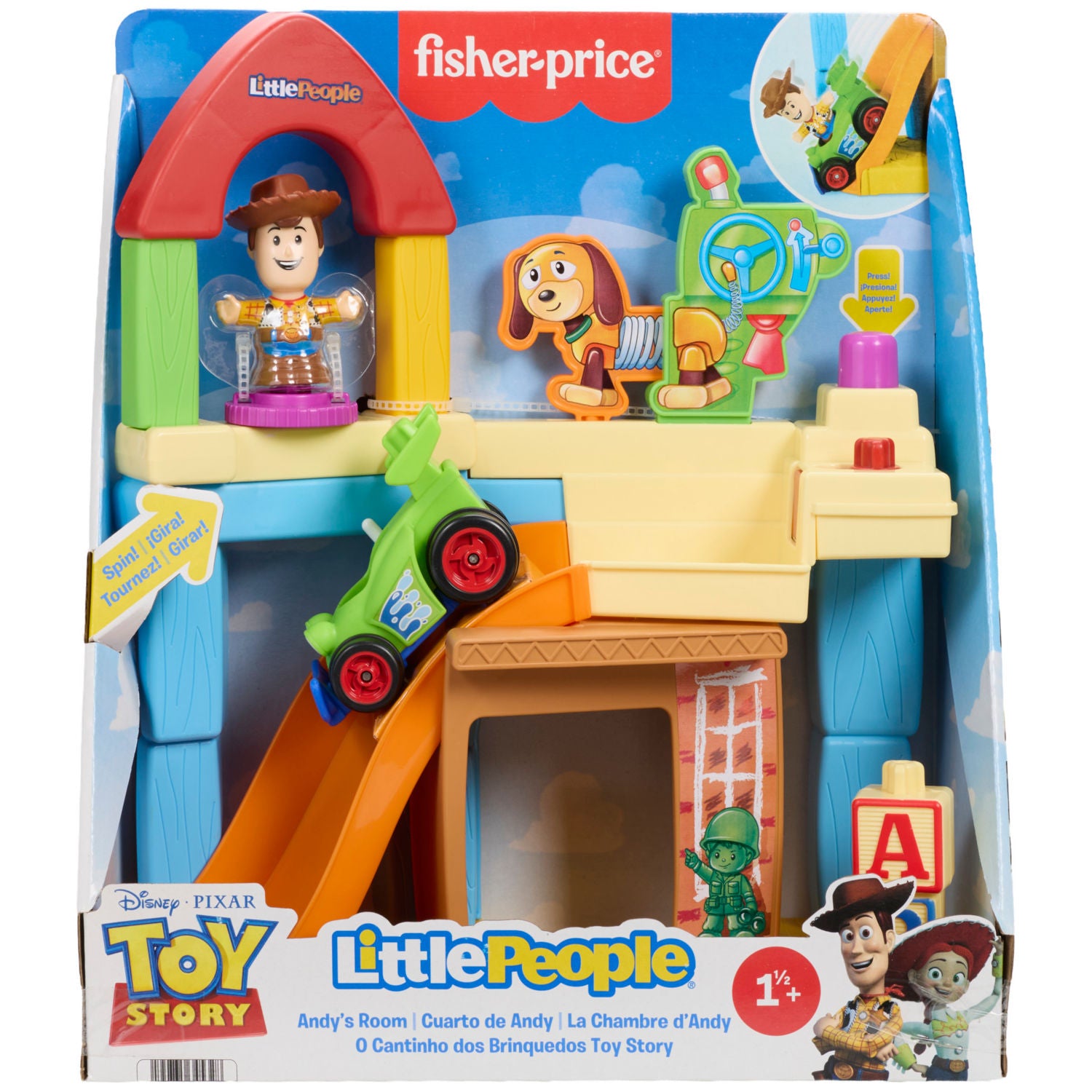 Little People Toy Story Andy's Room playset, UK version