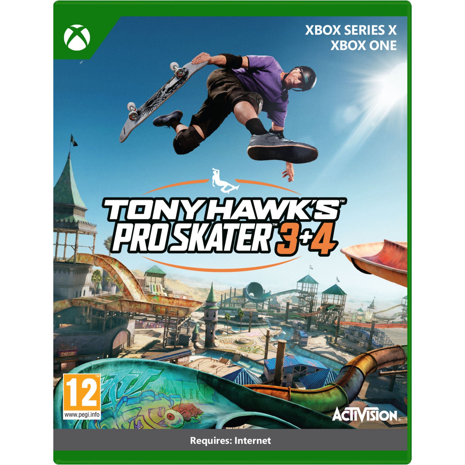 Tony Hawk's Pro Skater 3+4 Xbox Series X video game - British product