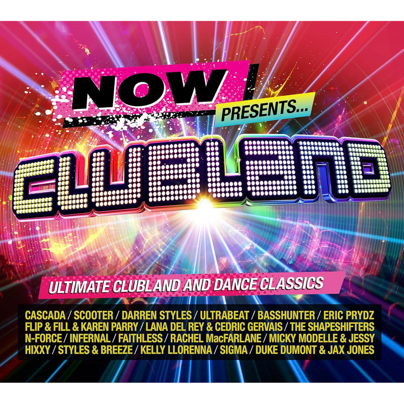 NOW Presents Clubland compilation 4CD, UK version