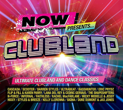 NOW Presents Clubland compilation 4CD, UK version