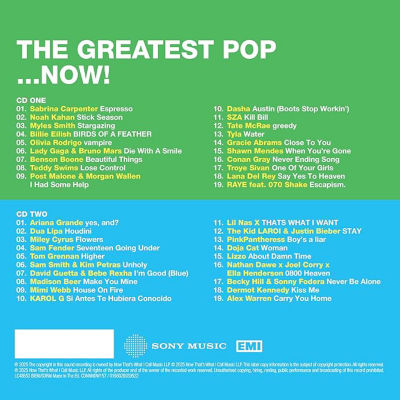 NOW pop compilation CD, imported from the UK