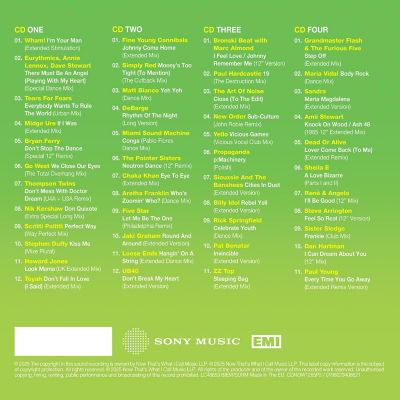 NOW Music compilation CD 1985 Part Two 4CD, UK version