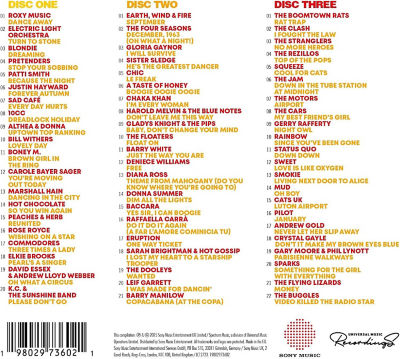 Various Artists The Hits Album Later 70s 3CD set, UK version