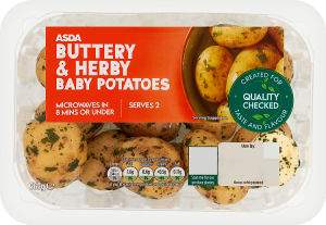 ASDA Butterweiche & Kräuter-Babypotatoes 360g