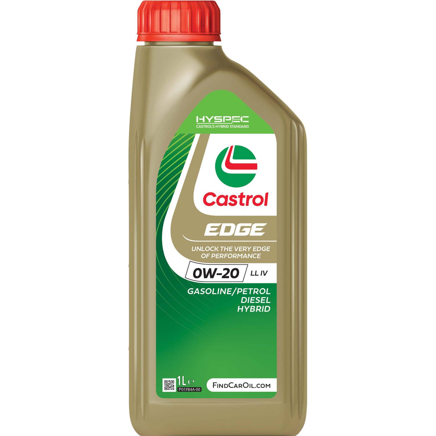 Castrol engine oil 0W-20 LL IV 1L, UK version