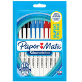 Papermate Kilometrico ballpoint pens pack of 10, imported from the UK