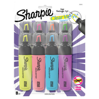 Sharpie Clear View highlighters 8 count (British brand)