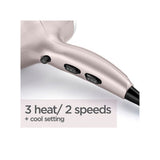 BaByliss Mauve Lustre 2300W hair dryer, imported from the UK