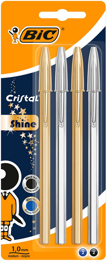 Bic Cristal Shine Bl4 GOODS ASDA   