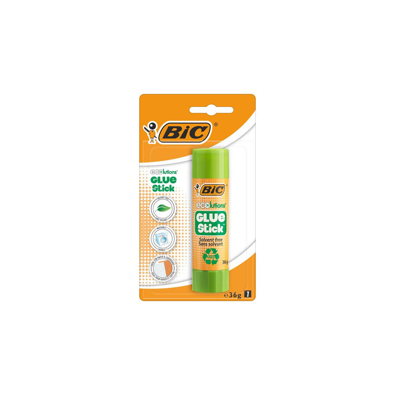 Bic ECOlutions glue stick 36g, UK version