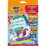 BIC Kids Magical Creatures colouring set - British product