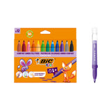 Bic Kids jumbo comfort grip felt pens 12pk, UK version