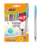 Bic Cristal multicolour ballpoint pens 27 pack, UK version