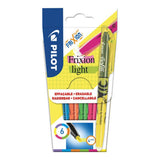 Pilot Frixion Light erasable highlighter pen 4mm tip - British product