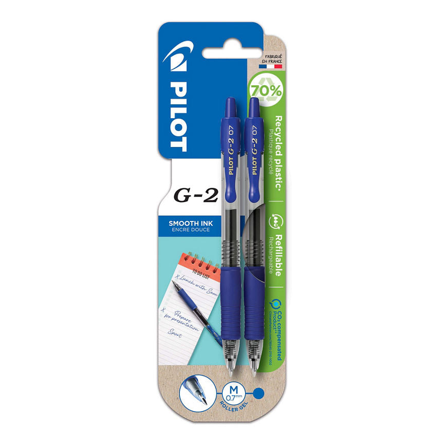 Pilot G2 Gel Ink Rollerball Pen Blue