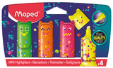 Maped Pixel Party Mini Highlighters X4 GOODS ASDA   