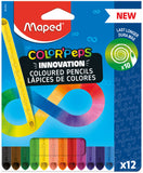 Maped Color'Peps Infinity Coloured Pencils X12 GOODS ASDA   