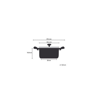 Tefal Force Non-Stick stockpot 24cm, imported from the UK