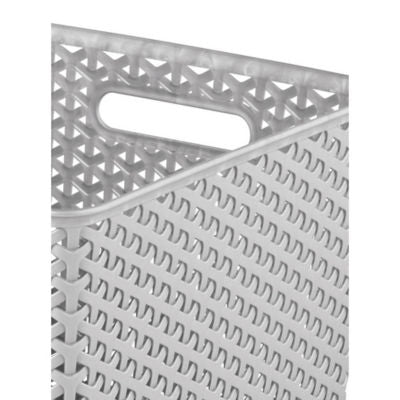 Panier de rangement Curver My Style Cube Gris 25L