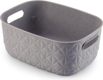 Curver Chalk White Softex 45L laundry basket, imported from the UK