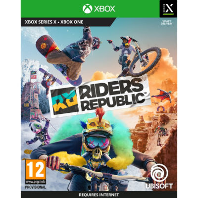 Xbox Riders Republic video game cover art (British brand)