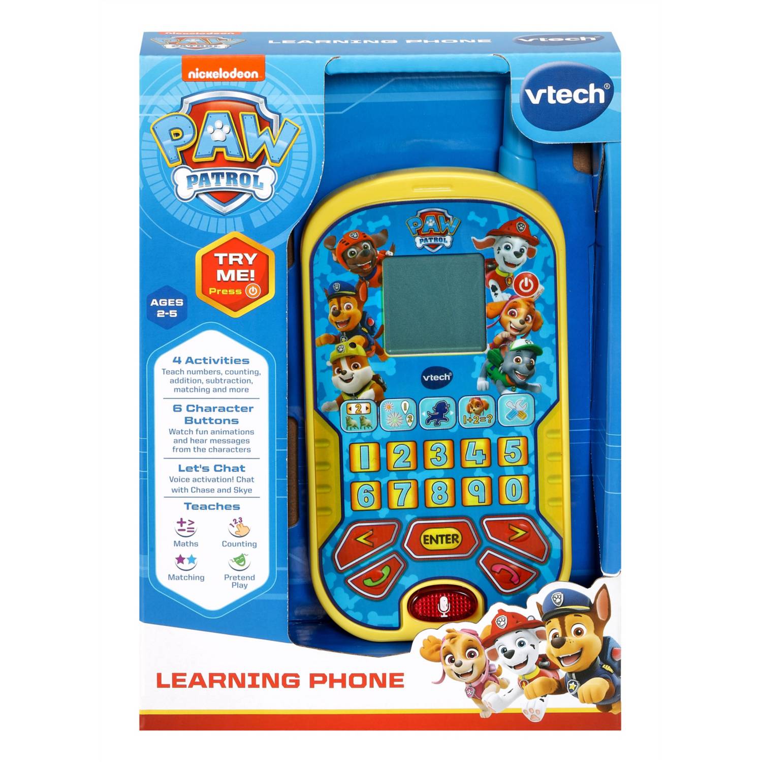 VTech Paw Patrol Learning Phone interactive toy - British product