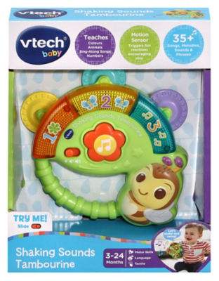 VTech Shaking Sounds Tambourine baby toy, UK version