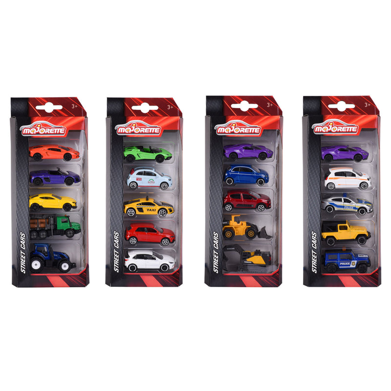 Majorette Vehicle 5 Car Pack (Style May Vary - Age 3+ Years)