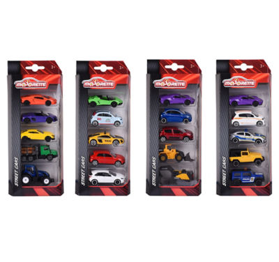 Majorette 5 car pack toy vehicle set, UK version